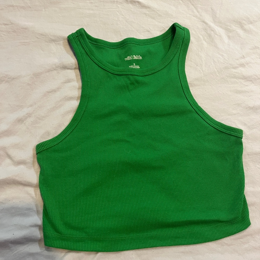 Wild Fable Vibrant Green Tank Top